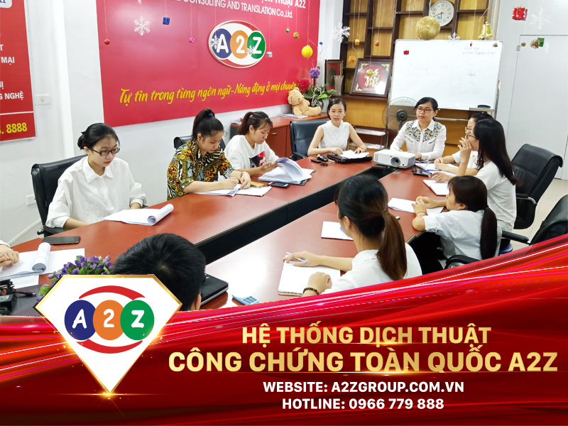 Dịch Thuật Đăng Ký Kinh Doanh Tại A2Z Huyện Phú Giáo